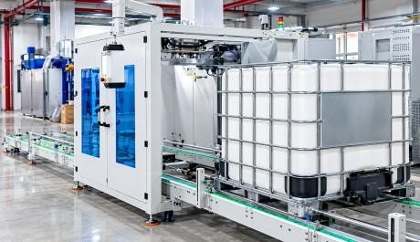 Línea de producción de tanques IBC