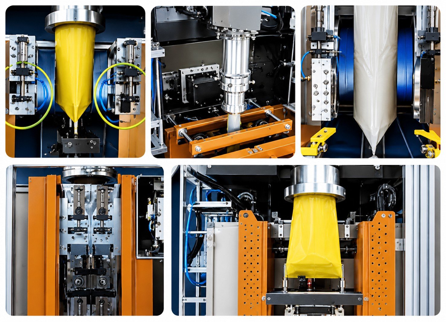 Componentes de máquina de moldeo por soplado